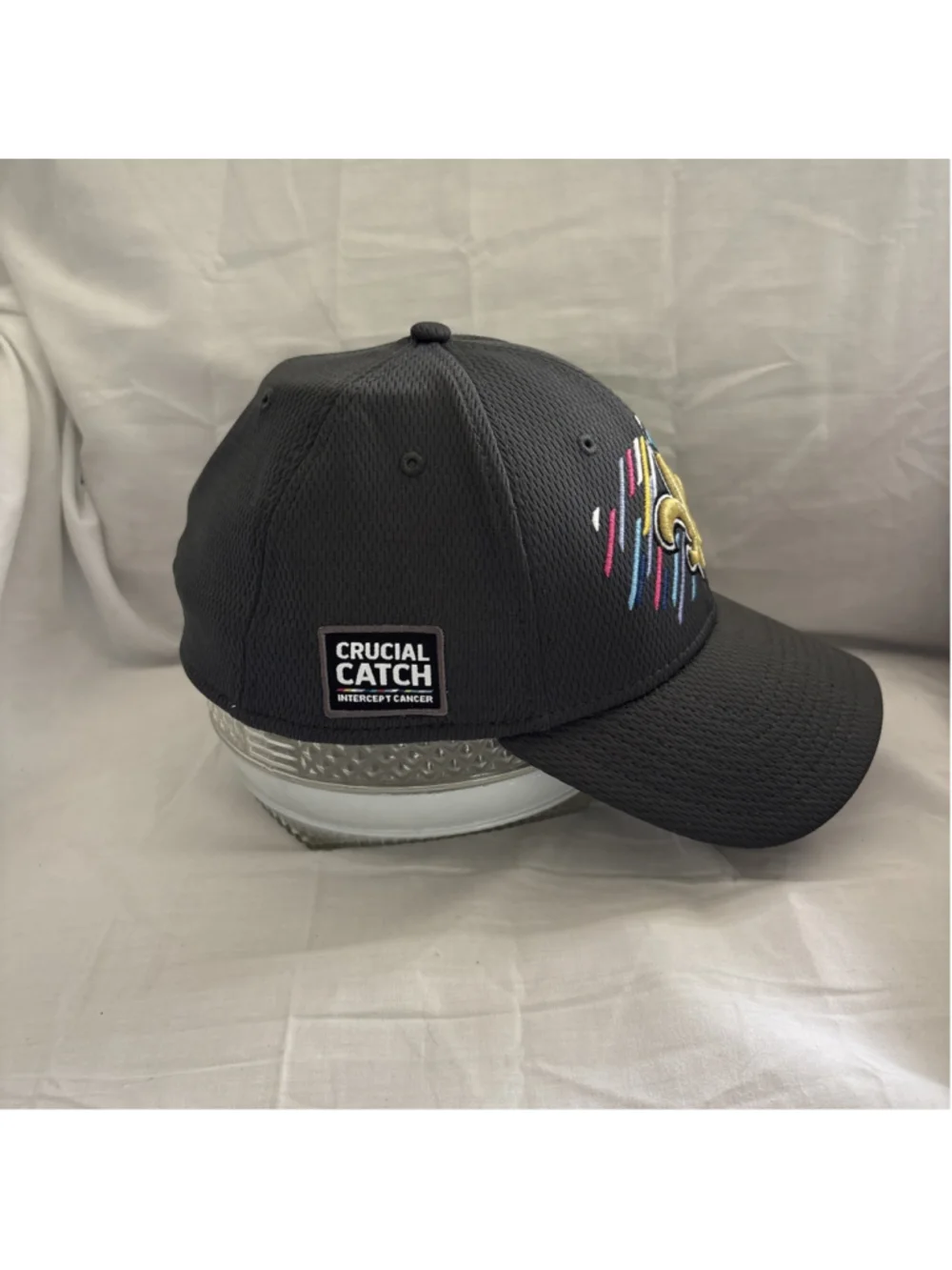 New Orleans saints New Era Cap From 2021 L/XL Crucial Catch Fitted